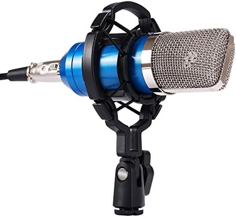 Recording Microphone,Decoer Ring Condenser Studio Recording Microphone Sound Recording Dynamic + Mic Shock Mount, Ideal for Radio Broadcasting, Voice-Over and Recording Studio for Computer