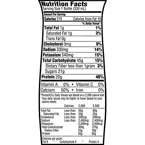 GATORADE RECOVER PROTEIN SHAKE, VANILLA, 11.1 OZ BOTTLE