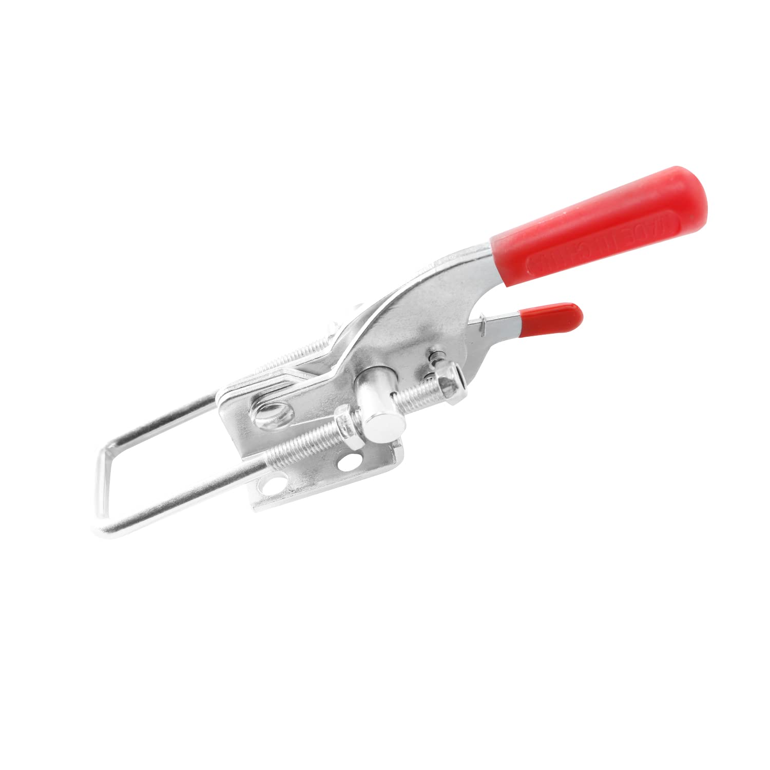 1Set Adjustable Latch U Bolt Self-Lock Toggle Latch 770lbs 304 Stainless Steel for Suitable for Toolbox, Door, Box, Trunk, Tractor Cover, Smoke Cover, Woodworking Fixture and Quick Release Pull Lock.