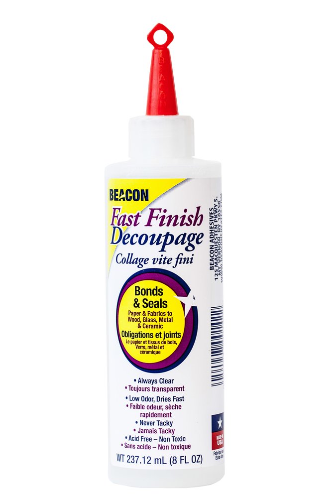 Beacon, Fast Finish Decoupage, Dries Clear, 237.12 ml
