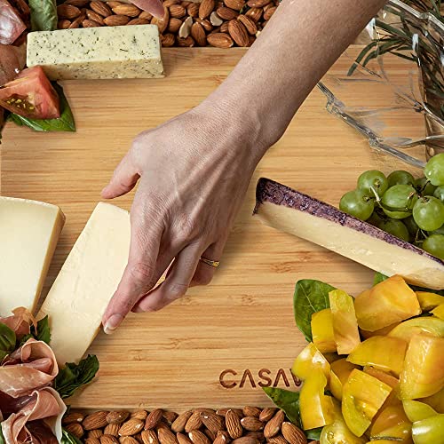 Bamboo Cheese Board Set Premium Cheeseboard Gift Set Includes 4