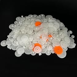 300PCS Small Motor Gears Plastic Gears for Motor RC