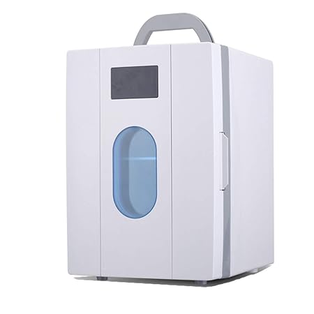 L@LILI Mini refrigerador con la Puerta de Cristal de Temple-enfría ...