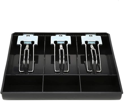 Amazon Com Black White Cash Register Insert Tray Three Box Cash