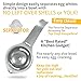 Delightly Egg Yolk White Separator Stainless Steel Dishwasher Safe A Chef Favorite