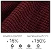CHUN YI Ottoman Cover Rectangle Foot Stool Slipcovers, Folding Storage Footstool Protector, Soft Stretch Jacquard Fabric with Elastic Bottom (X-Large, Wine)