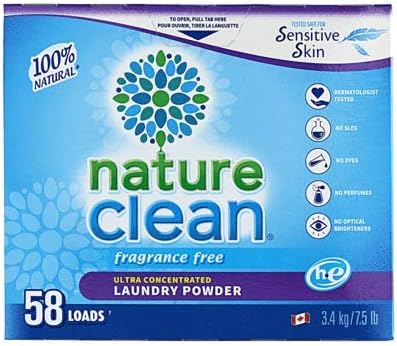 NATURES CLEAN Laundry Powder, 3.4 KG
