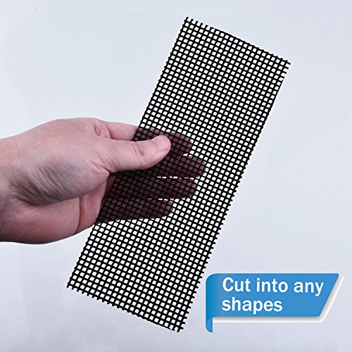 Aboat 5 Pack 30 x 20 cm Rigid Polyethylene Garden's Drainage Mesh Hole Screens
