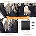 OKMEE Dog Car Seat Cover, Nonslip Scratchproof Dog Hammock, 600D Oxford Fabric Pet Seat Cover Easy to Install & Remove Bench Dog Seat Cover Protector for Most Cars Trucks SUVs