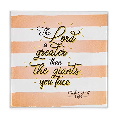 Pipilo Press Christian Verse Quotes Square Magnets (8 Pack) 8 Designs, 2.5 Inches - Thumbnail 7