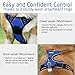 rabbitgoo Dog Harness No Pull with 2 Leash Clips, Adjustable Soft Padded, Reflective Oxford No Choke Pet Vest with Easy Control Handle for Large Dogs, Dazzling Blue, L