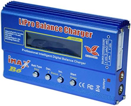 80W AC/DC Rechargeable NiMh NiCd Lithium Polymer Battery Charger Screen Display Battery Blancer