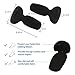 Black Heel Inserts by NaCare, 4PCS High Heel Pads Grips for Women Men, Comfortable Adhesive Shoe Inserts