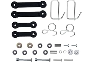 KINTLE M67099 & M67100 Strap Hook Kit - Compatible with John Deere 100, D, L, and LA Series Mowers w/42 Decks, Also for GY00115