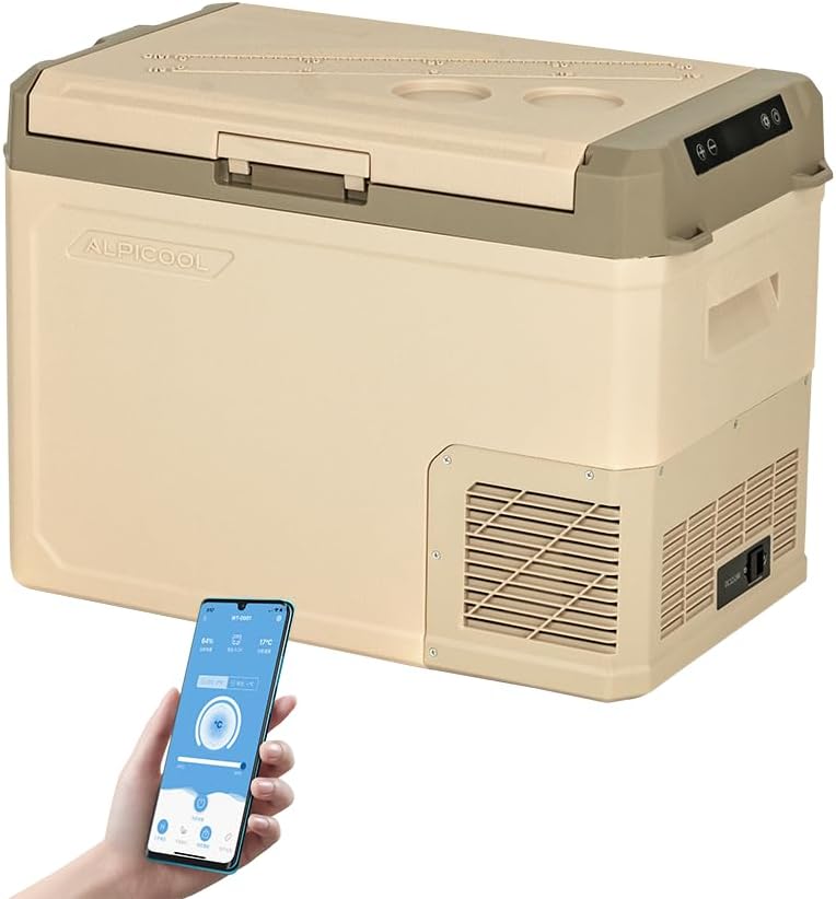Alpicool GE40 40L Car Fridge Freezer Portable 12/24V Cooler -20C