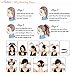 Anime Cosplay Synthetic Full Wig with Bangs 20 Styles Short Layered Fluffy Hair Oblique Fringe Full Head (Light Blue)