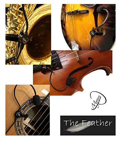 CHROMATIC-STRUNG HARP MICROPHONE,"THE FEATHER" with FLEXIBLE MICRO-GOOSE NECK by Myers Pickups ~ See it in ACTION! Copy and paste: myerspickups.com, Harp Microphone - Thumbnail 7