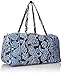 Vera Bradley Women's Cotton Large Travel Duffel Bag, Blue Bandana, One Size