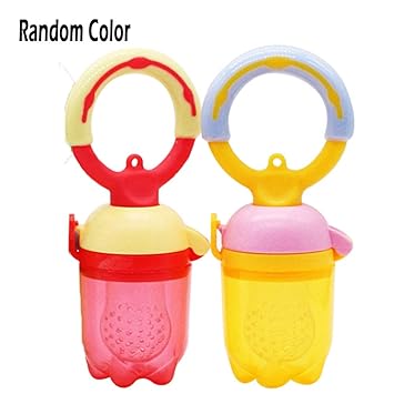 Amazon Com Sealive 2 Pack Baby Fruit Food Feeders Soft Silicone