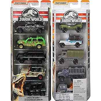 Spielzeug Jurassic Park Matchbox 5 Car Pack Island Explorers Land Rescue Convoy Legacy Triadecont Com Br