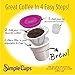 Simple Cups Disposable 50 Cups, Lids, and Filters, Compatible with Keurig Brewers, Reusable KCUPs & Coffee Pods, Use Your Own Coffee, Works w All Brands, Perfect for the home & traveling, Gift