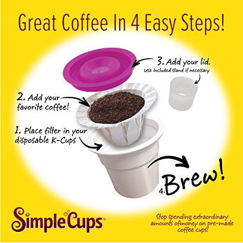 Disposable Cups for Use in Keurig 2.0 Brewers - 50-2.0 Cups, Lids, and Filters - Use Your Own Coffee in 2.0 K-Cups - Thumbnail 2