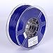 eSUN 3D 3mm PETG Solid Blue Filament 1kg (2.2lb), PETG 3D Printer Filament, Actual Diameter 2.85mm +/- 0.05mm, Solid Opaque Blue