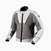 Revit Airwave 4 Textile Motorcycle Jacket (Silver/Anthracite, XXL)