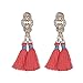eManco “Colorful Life” Bohemian Ethnic Long Tassel Dangle Earrings for Women Statement Jewelry - 2 Styles