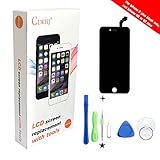 Iphone 6plus LCD Screen Display Digitizer Touch Screen Replacement Parts Kit and Repair Tools for iPhone 6 plus 5.5Inch (black))