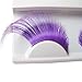 AnHua® New Sexy Fun Ladies Styles Handmade Reusable Long Thick Fancy Party Feather False Eyelashes Makeup Eye Lashes (Purple)