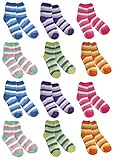 Microfiber Fluffy Chenille Socks Warm Pastel Color Sleeping Socks(12 Pair Set)