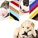 Whaline 15pcs Double Side Soft Plush Puppy ID Collars with Bells for Dog and Cat