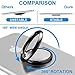 Rngeo Finger Ring Stand & Magnetic Mount Set, Pack of 4 Universal Thin 360 Degree Rotation Phone Rings & Air Vent Cell Phone Holder for Car, Compatible with All iPhone & Android Smartphones