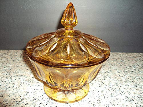 1 Vintage+Depression+Glass+Thumbprint+Footed