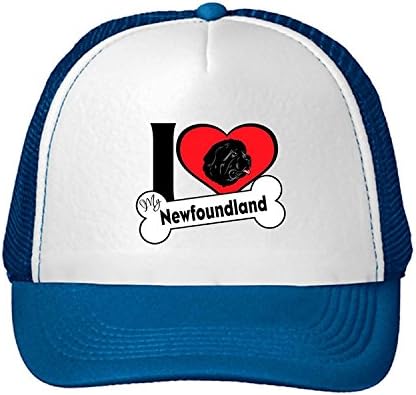 Fitch Forster Toy Fox Terrier Dog I Love My Bone Adjustable Trucker Hat Cap