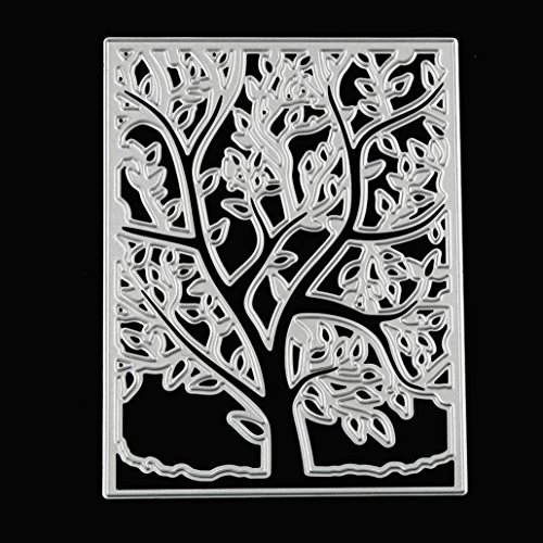 Kingfansion Metal Cutting Dies Stencil DIY Scrapbooking Embossing Album Paper Card Craft (D)