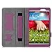 MoKo LG G Pad 8.3 Case - Slim Folding Cover Case with Built-in Hand Strap & Stylus Pen Loop for LG G Pad 8.3 Inch V500/V510 Tablet, PURPLE (With Smart Cover Auto Wake / Sleep)