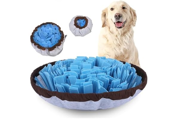 PET ARENA Adjustable Snuffle mat for Dogs, Dog Puzzle Toys, Enrichment Pet Foraging mat for Smell Training and Slow Eating, S