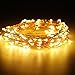 Kohree 120 LEDs Battery Operated String Light 20ft Copper Wire, Waterproof Design Decor Rope Lights for Festival, Christmas, Wedding, Holiday and Party with Remote Control, Warm White