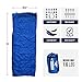 Outdoorsman Lab Lightweight Sleeping Bag for Backpacking, Camping, Hiking, Travel- 50-70F Warm Weather Ultralight Compact Packable Bag with Compression Sack for Kids Men Women