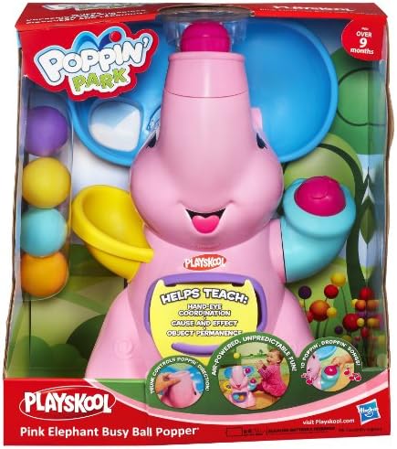 playskool elephant ball popper pink