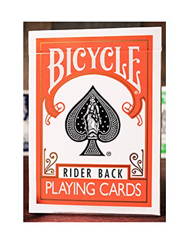 MMS Cards Bicycle Orange Back USPCC Trick