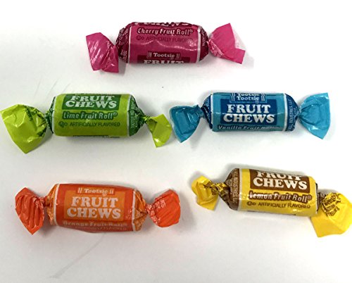 image for Tootsie Roll Bulk - Tootsie Fruit Chews Candy - Assorted Flavors - 4 P