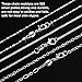 Blulu 20 Pieces Silver or Gold Plated Chain Necklace with Lobster Clasps for DIY Jewelry Making (18 Inch, Silver)