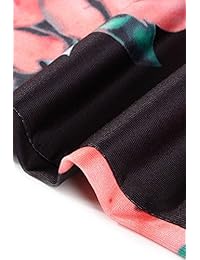 Vestido largo de verano con cuello redondo y manga 3 4 de Allfennler estampado floral para mujer