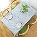 LEEVAN Heavy Weight Vinyl Rectangle Table Cover Wipe Clean PVC Tablecloth Oil-Proof/Waterproof Stain-Resistant-54X78 Inch - 137X200 cm(Small Bird)