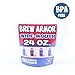 Brew Armor 24 Oz. Wide-Mouth (1.5 Pint) Mason Jar Beverage Bottle (Silicone Sleeve, Lid and Cork) by Brute Kitchen (Deep Water Blue)