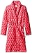 Calvin Klein Big Girls' Printed CK Logo Plush Robe