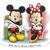 Disney With You Is Where I Want To Be: Mickey Mouse And Minnie Mouse Collectible Figurine by The Hamilton Collection